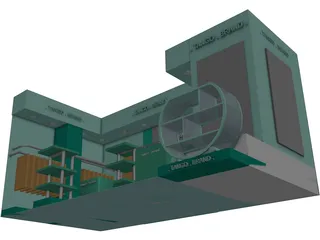 Display Booth 3D Model preview