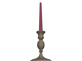 Candle 3D Model preview