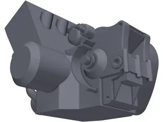 Honda Hornet 600 Engine 3D Model preview