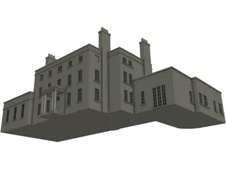 Manor House 3D Model preview