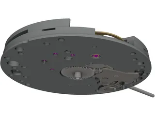 Watch Working Moving Model 3D Model preview