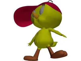 Tweety 3D Model preview