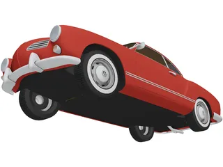 Volkswagen Karmann Ghia (1974) 3D Model preview