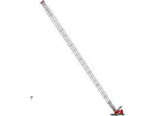 Manitowoc 999 Crawler Crane 3D Model preview