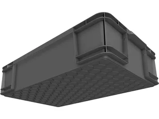 Storage Box 33 ltr 3D Model preview