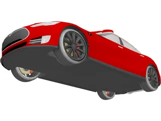 Tesla Model S 85 3D Model preview
