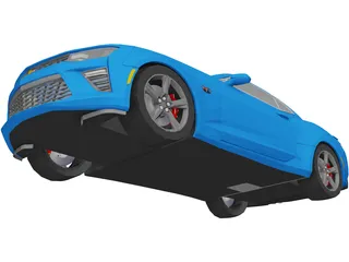 Chevrolet Camaro SS (2016) 3D Model preview