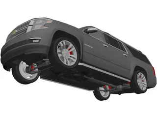Chevrolet Suburban (2014) 3D Model preview