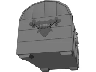 Treasure Chest 3D Model preview