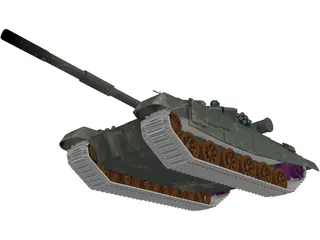 T-90 3D Model preview