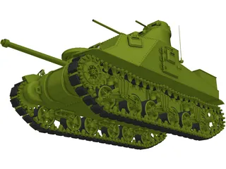 M3 Lee 3D Model preview