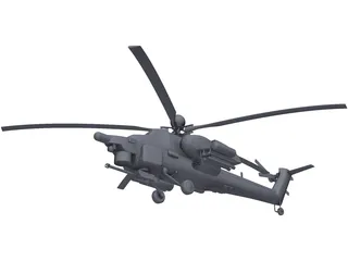 Mil Mi-28 Havoc 3D Model preview