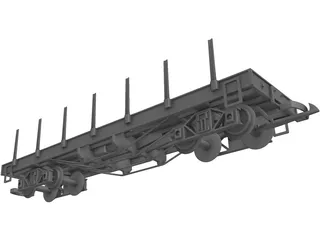 LGB Flatcar 3D Model preview