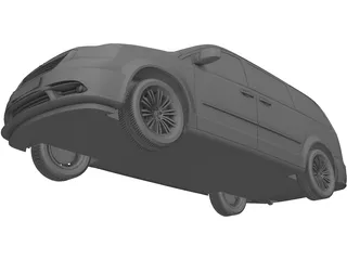 Chrysler Town and Country (2012) 3D Model preview