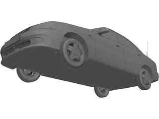 Daewoo Lanos (2012) 3D Model preview