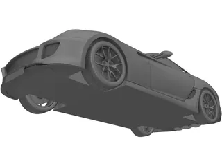 Ferrari 599 GTO (2011) 3D Model preview