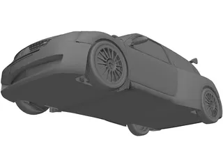 Renault Clio S1600 Rally Car 3D Model preview