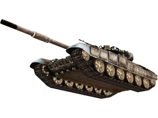 T-90 Russian Tank 3D Model preview