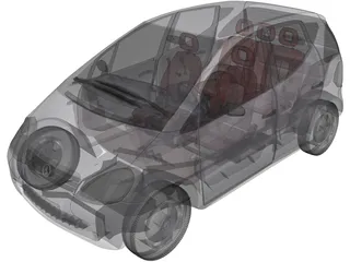 Mercedes-Benz A-class 3D Model preview