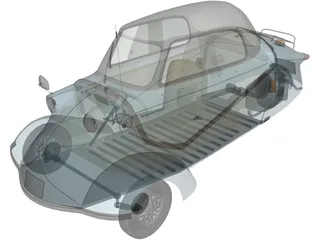 Messerschmitt KR-200 3D Model preview