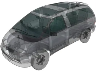 Toyota Lucida (1992) 3D Model preview