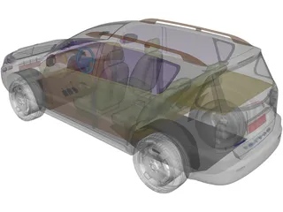 SsangYong Rexton 3D Model preview