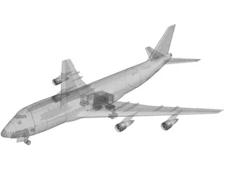 Boeing 747 The Jumbo Jet 3D Model preview