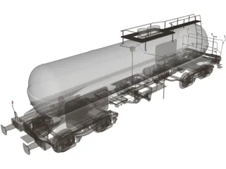 Tank Carriage 3D Model preview