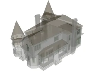 House Victorian 3D Model preview