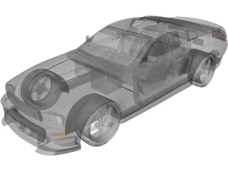 Ford Mustang Eleanor 3D Model preview