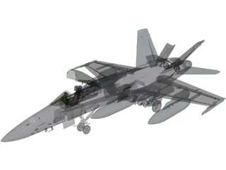F-18 VFA-151 Hornet 3D Model preview