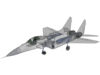MiG-29A 3D Model preview