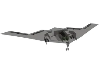 B-2 Northtrop Stealth 3D Model preview