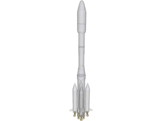 Ariane 4 3D Model preview