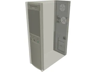 Case Tower 3D Model preview