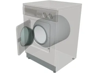 Fagor Wash Machine 3D Model preview