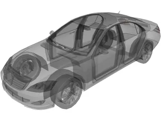 Mercedes-Benz S-Class (2006) 3D Model preview