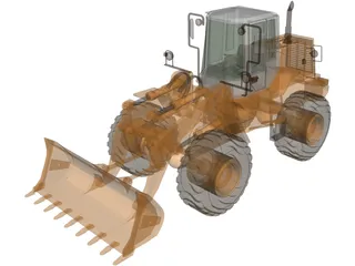 Fiatallis Loader FR-130 3D Model preview