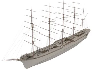 Cap Horn 3D Model preview