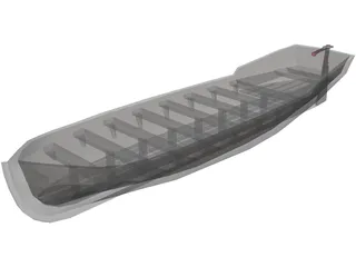 Life Boat 3D Model preview
