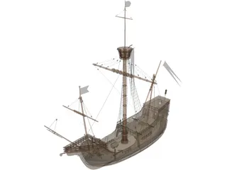 Santa Maria 3D Model preview
