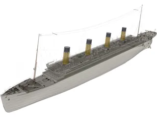 Titanic R.M.S 3D Model preview