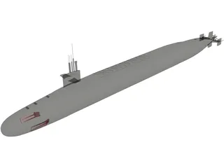 USS Ohio 3D Model preview
