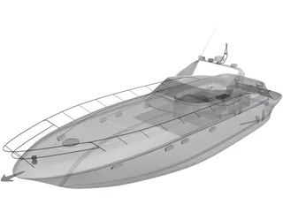 Sarnico 58 Yacht 3D Model preview