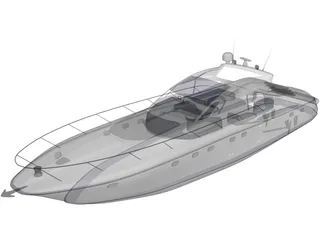 Sarnico 65 Yacht 3D Model preview