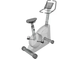 Exercise Cycle 3D Model preview
