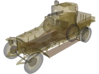 Rolls Royce Mk I (1941) 3D Model preview