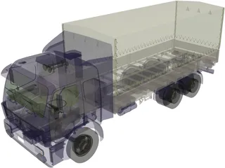 Mercedes-Benz Truck 3D Model preview