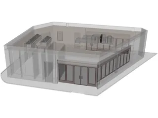 Building Auxiliar 3D Model preview
