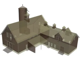 Barn 3D Model preview